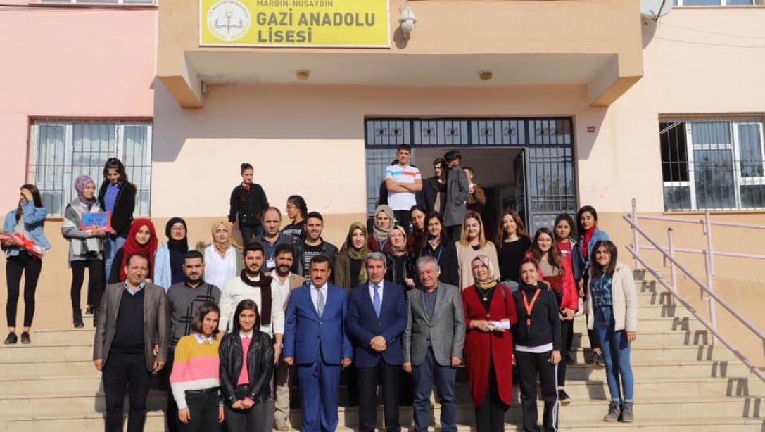 il Milli Eğitim Müdürümüz Sayın Yakup SARI Gazi Anadolu Lisesini ziyaret etti