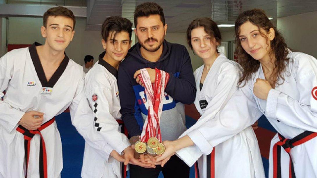 Nusaybin Spor Tarihinde Bir iİk, Taekwondoda 12 İl Şampiyonluğu Aldık