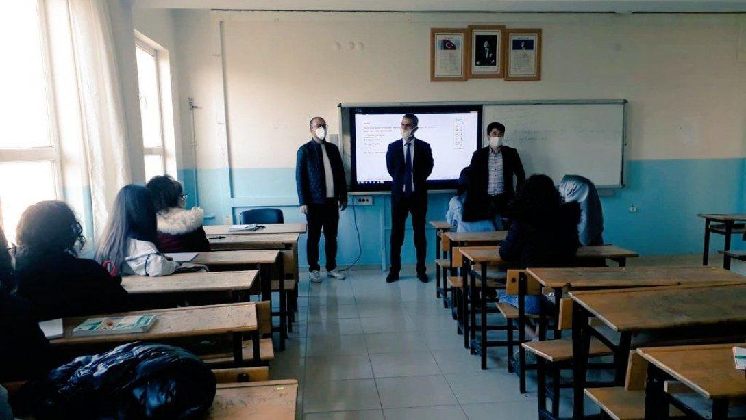 Şube Müdürümüz Abdurrahman KELEŞ, Yüz Yüze Eğitime Başlayan Okullarımızı Ziyaret Etti