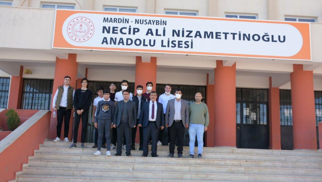 İlçe Milli Eğitim Müdürümüz Sayın Ümit ÇETİN, Necip Ali Nizamettinoğlu Anadolu Lisesi'ni Ziyaret Etti.