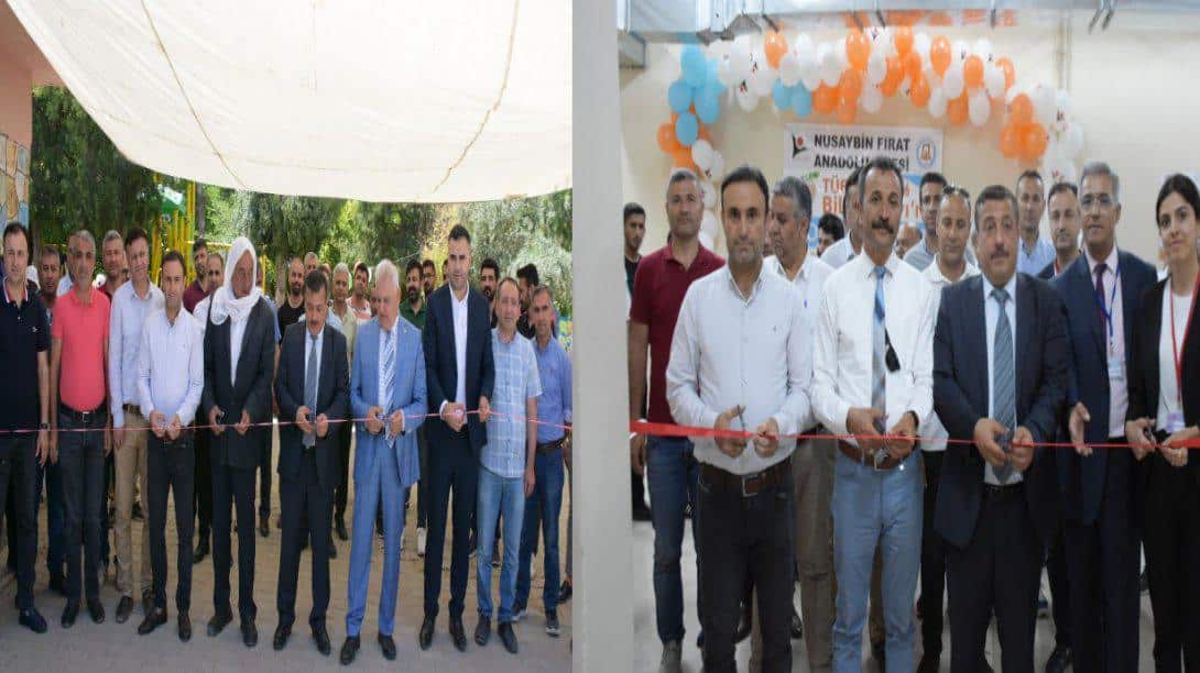 İlçemiz Tepeüstü Ortaokulu ve Fırat Anadolu Lisesinde Tübitak Bilim Fuarı Açılışları Yapıldı.