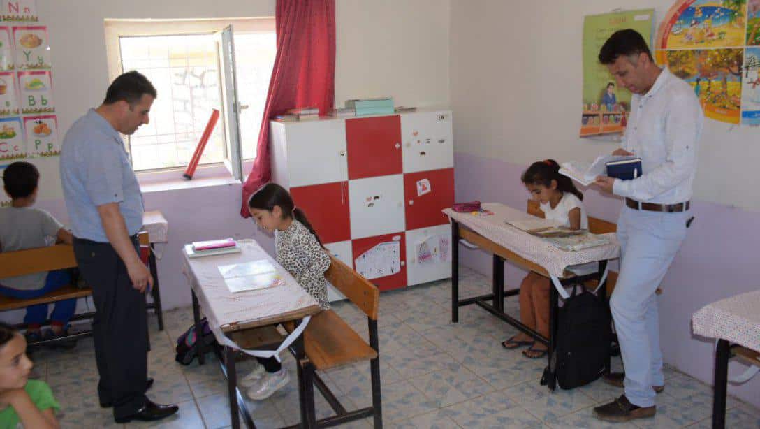 İlçemiz Birleştirilmiş Sınıfı Olan Köy Okullarında Başarıyı Artırma Çalışmaları (NUBAÇ) kapsamında Denetimler Yapıldı.