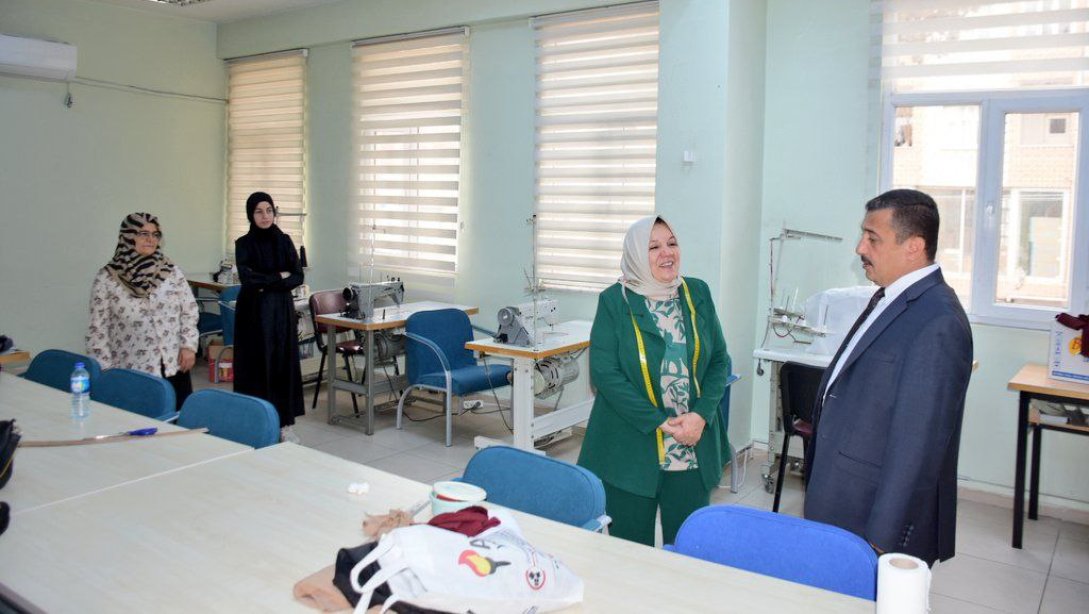 İlçe Millî Eğitim Müdürümüz Sayın Ümit ÇETİN, Nusaybin Halk Eğitimi Merkezini Ziyaret Etti.