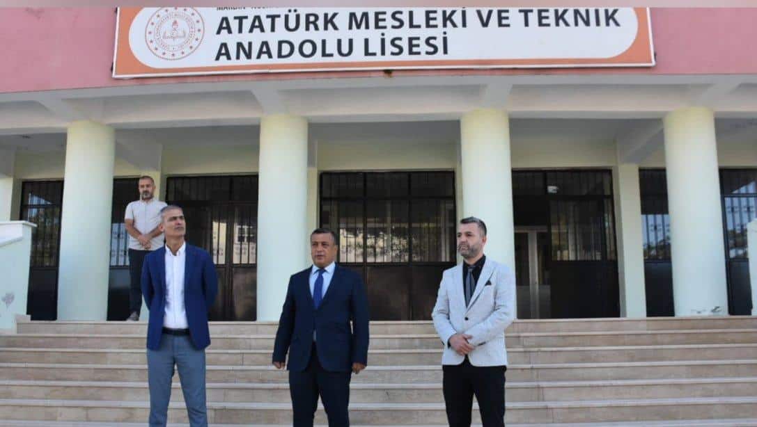 İlçe Milli Eğitim Müdürümüz  Sayın Ümit ÇETİN, Atatürk Mesleki ve Teknik Anadolu Lisesi'ni Ziyaret Etti