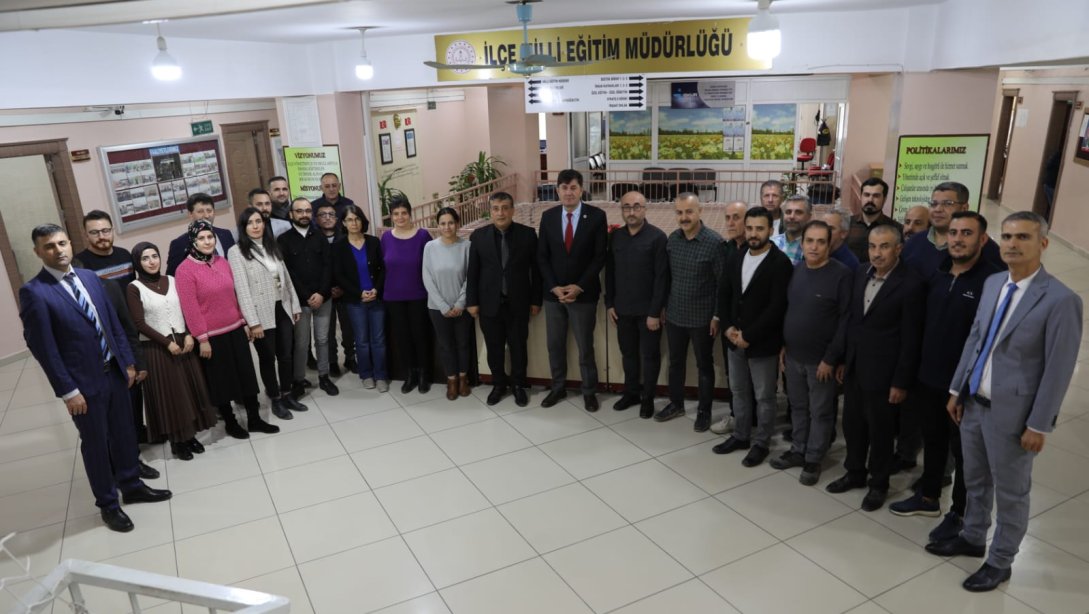 Müdürümüz Sn.Ali Eyyüpkoca,Nusaybin İlçe Müdürlüğü'müzü Ziyaret etti