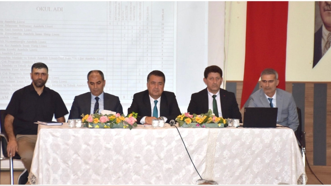 2025-2026 Eğitim Öğretim Yılı Sene Başı Müdürler Kurulu Toplantısı gerçekleştirildi.